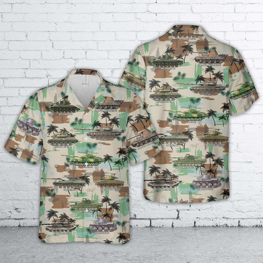 Battle Tanks Hawaiian Shirt