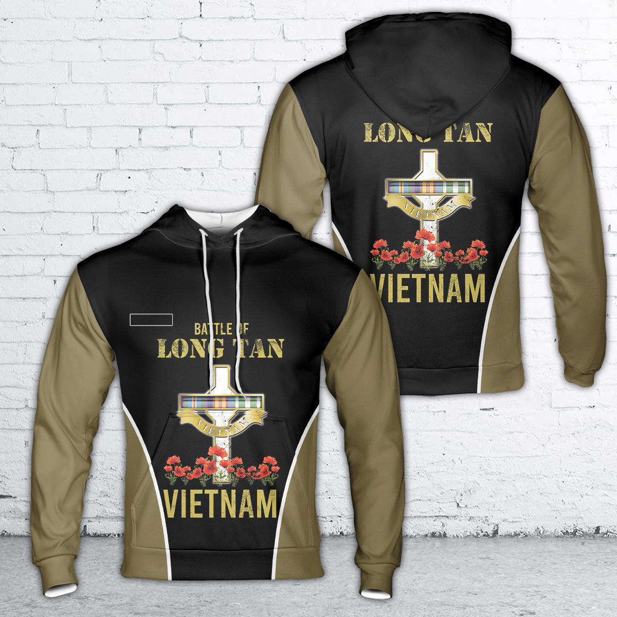 Custom Name Battle of Coral-Balmoral Vietnam Australian Veteran Hoodie 3D