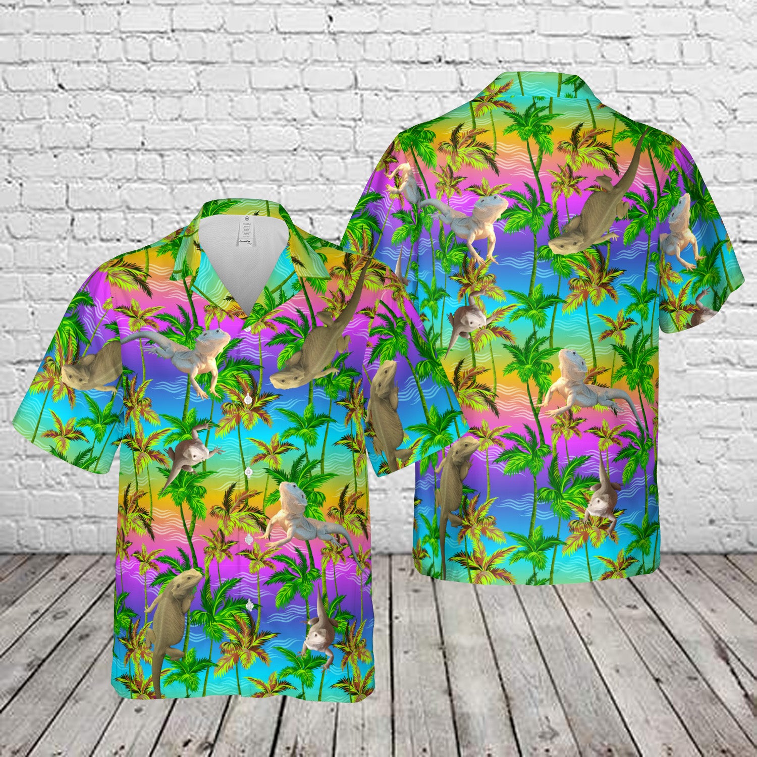 Bearded Dragon Hawaiian Shirt