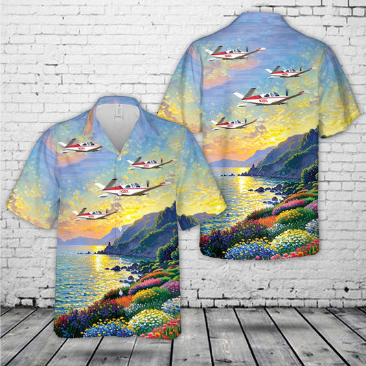 Beech C35 Bonanza N39X Hawaiian Shirt