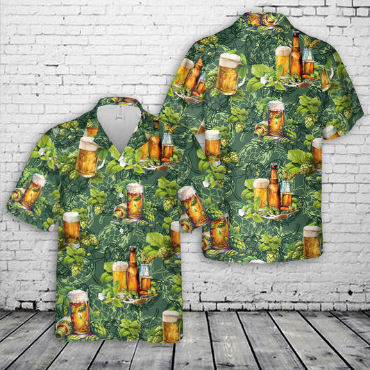Beer Hops Hawaiian Shirt