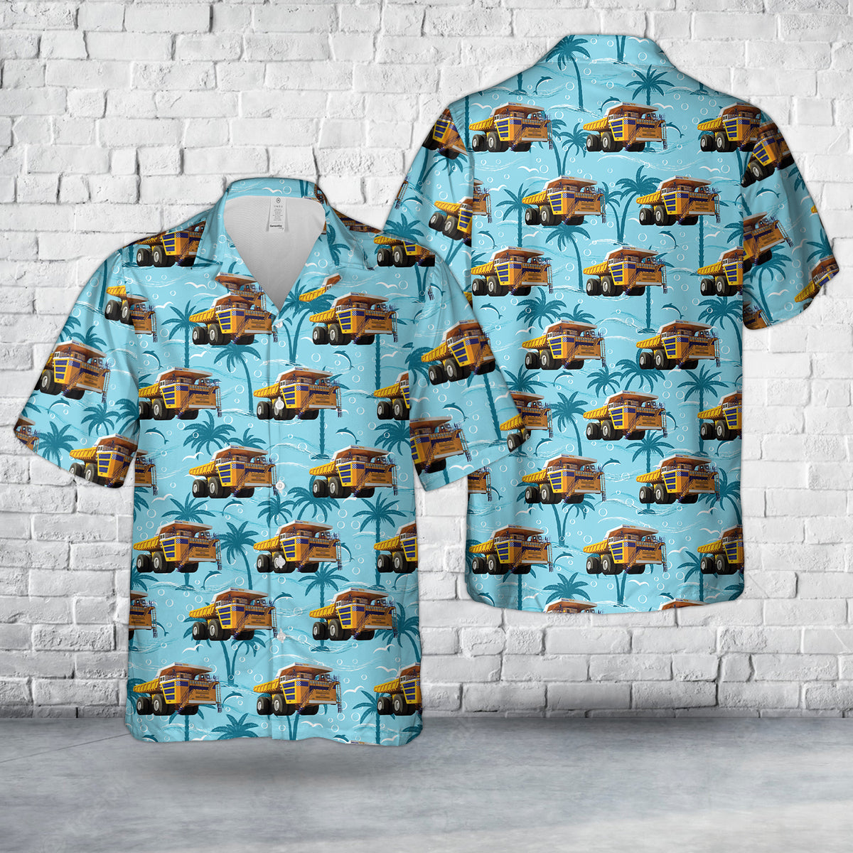 BelAZ 75710 Mining Dump Truck Hawaiian Shirt