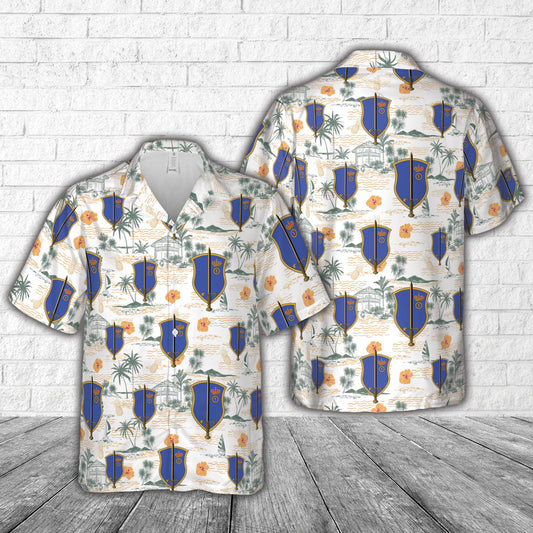 Belgian Army Motorized Brigade Hawaiian Shirt