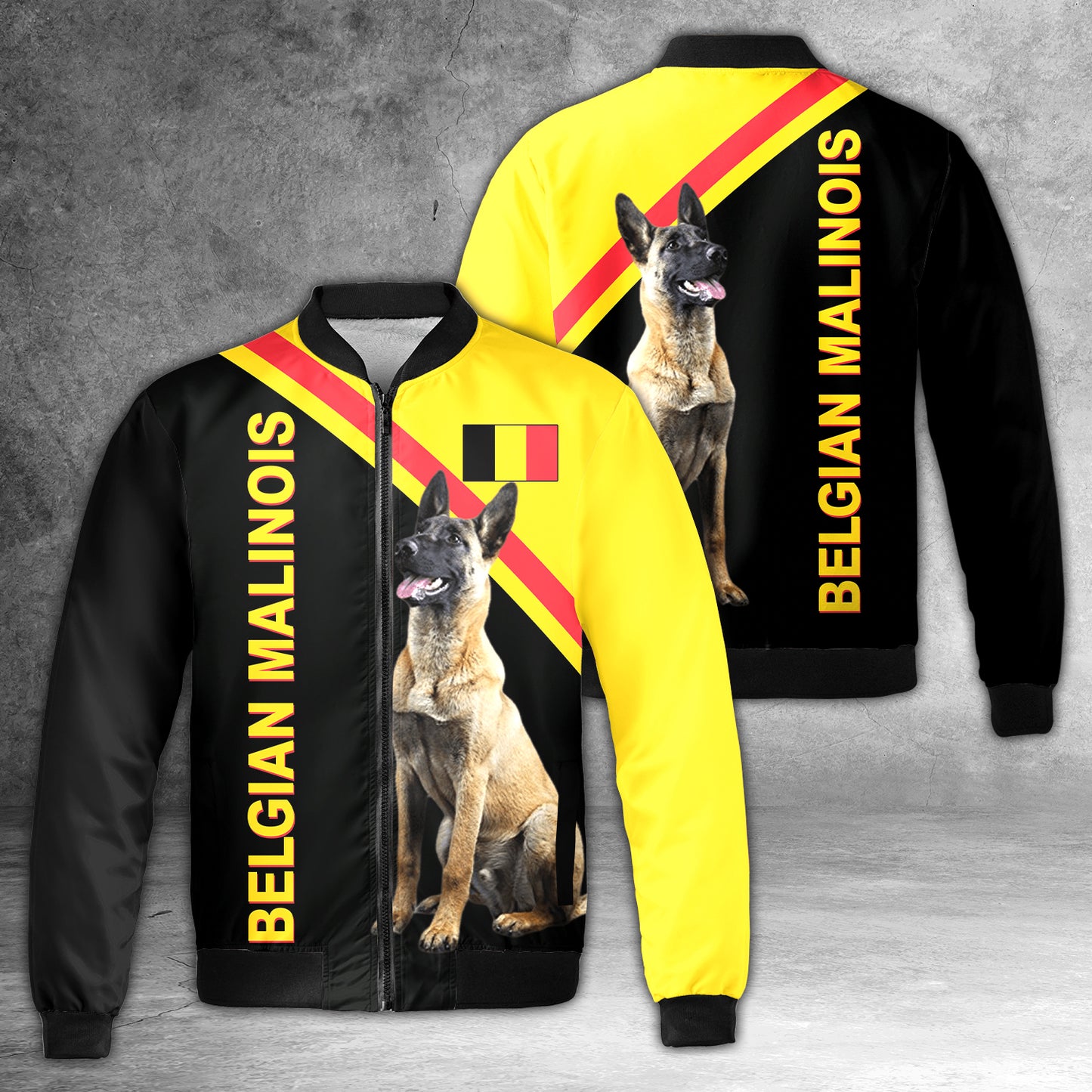 Belgian Malinois AOP Bomber Jacket