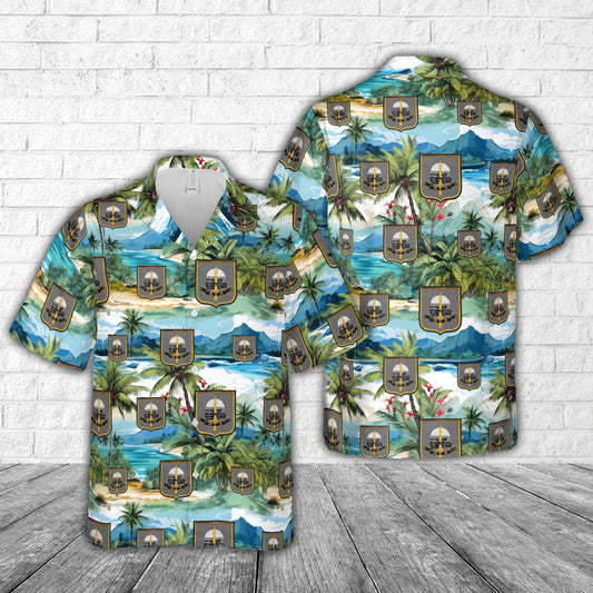Belgium Army Special Forces 3rd Lancers Para Commando Anti-Tank ATK Company b Hawaiian Shirt