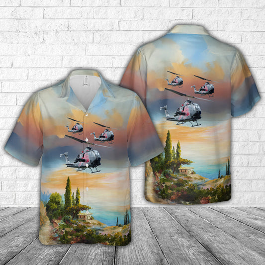 Bell-T-AH-1F-Cobra Red Bull Airpower Hawaiian Shirt