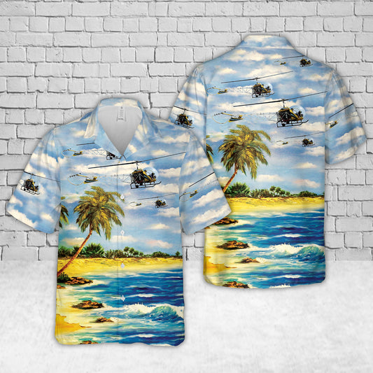 Bell 47 G2 Hawaiian Shirt