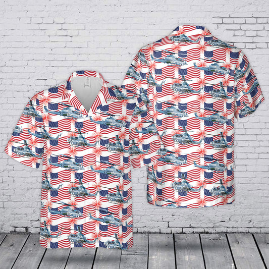 Bell AH-1Z Viper 4th July 250th Anniversary 1776-2026 Hawaiian Shirt