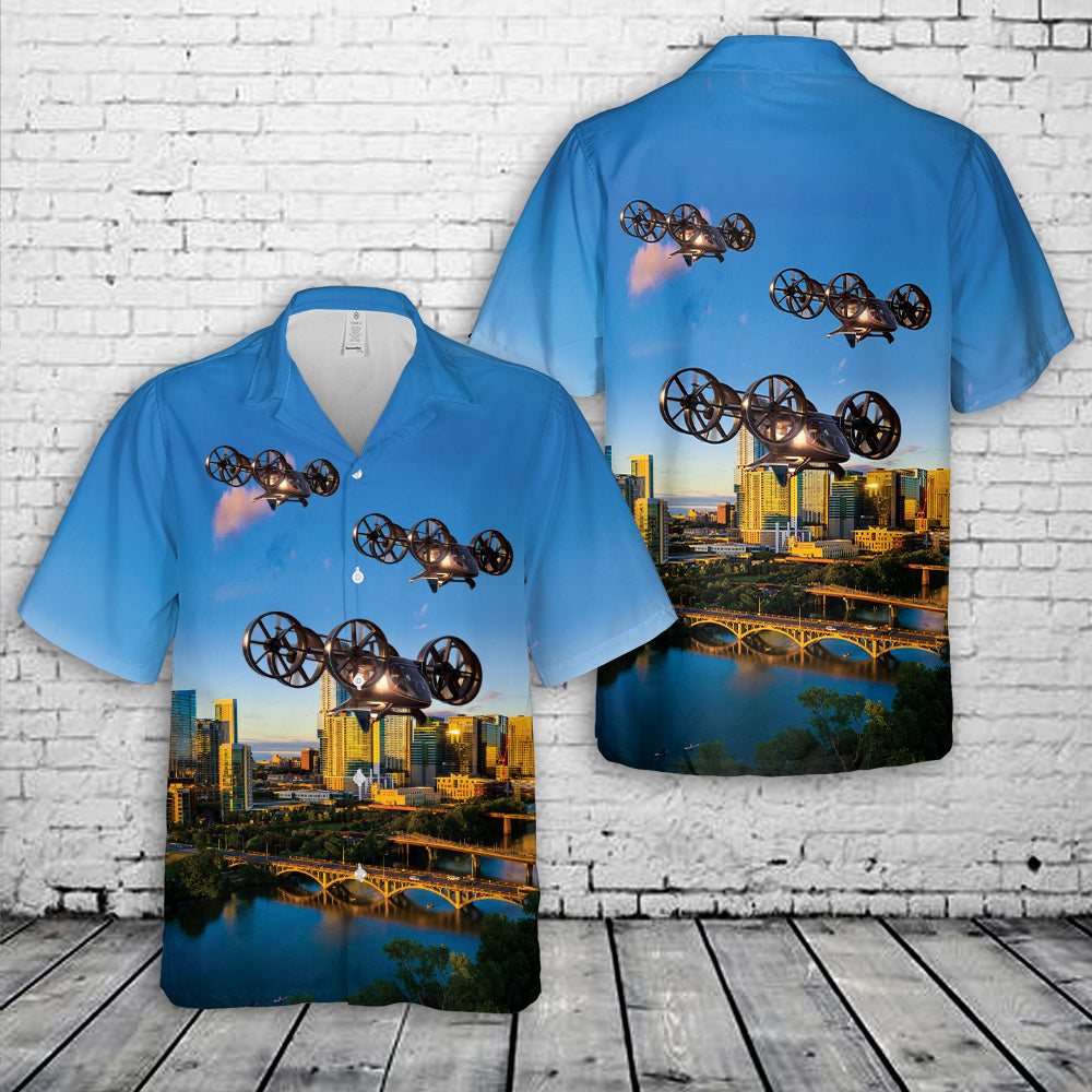 Bell Nexus "Air Taxi" Hawaiian Shirt