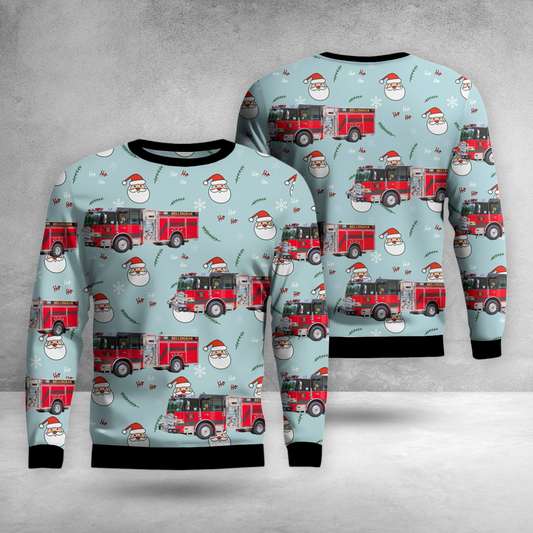 Bellingham, Washington, Bellingham Fire Department Christmas AOP Sweater