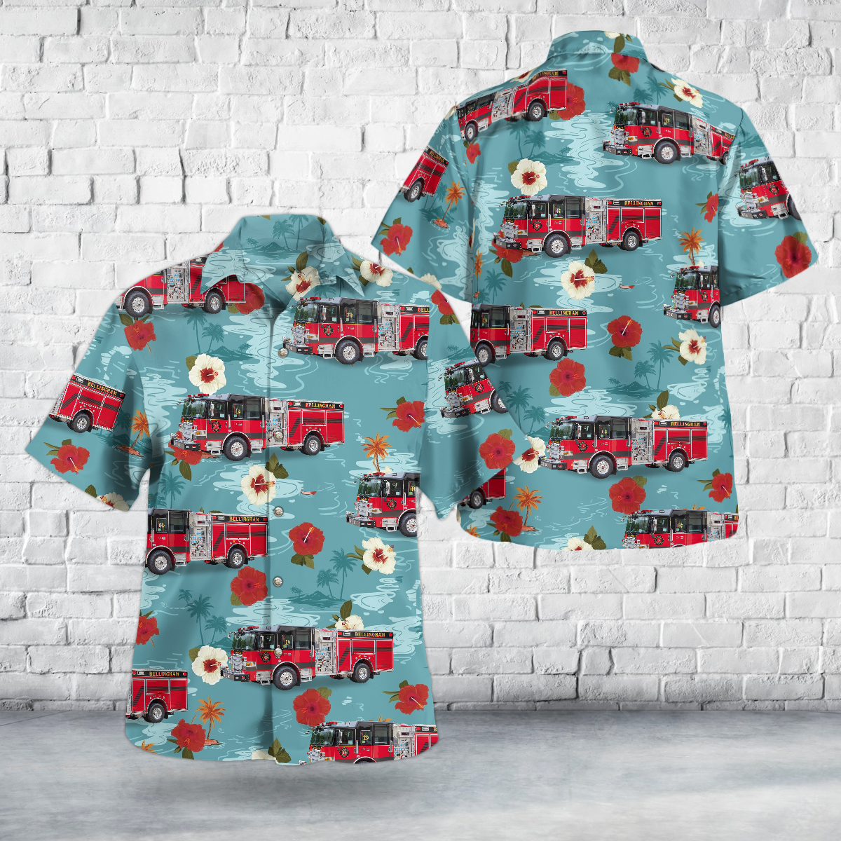 Bellingham, Washington, Bellingham Fire Department Hawaiian Shirt