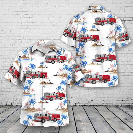 Belmont, North Carolina, New Hope Fire Department Hawaiian Shirt