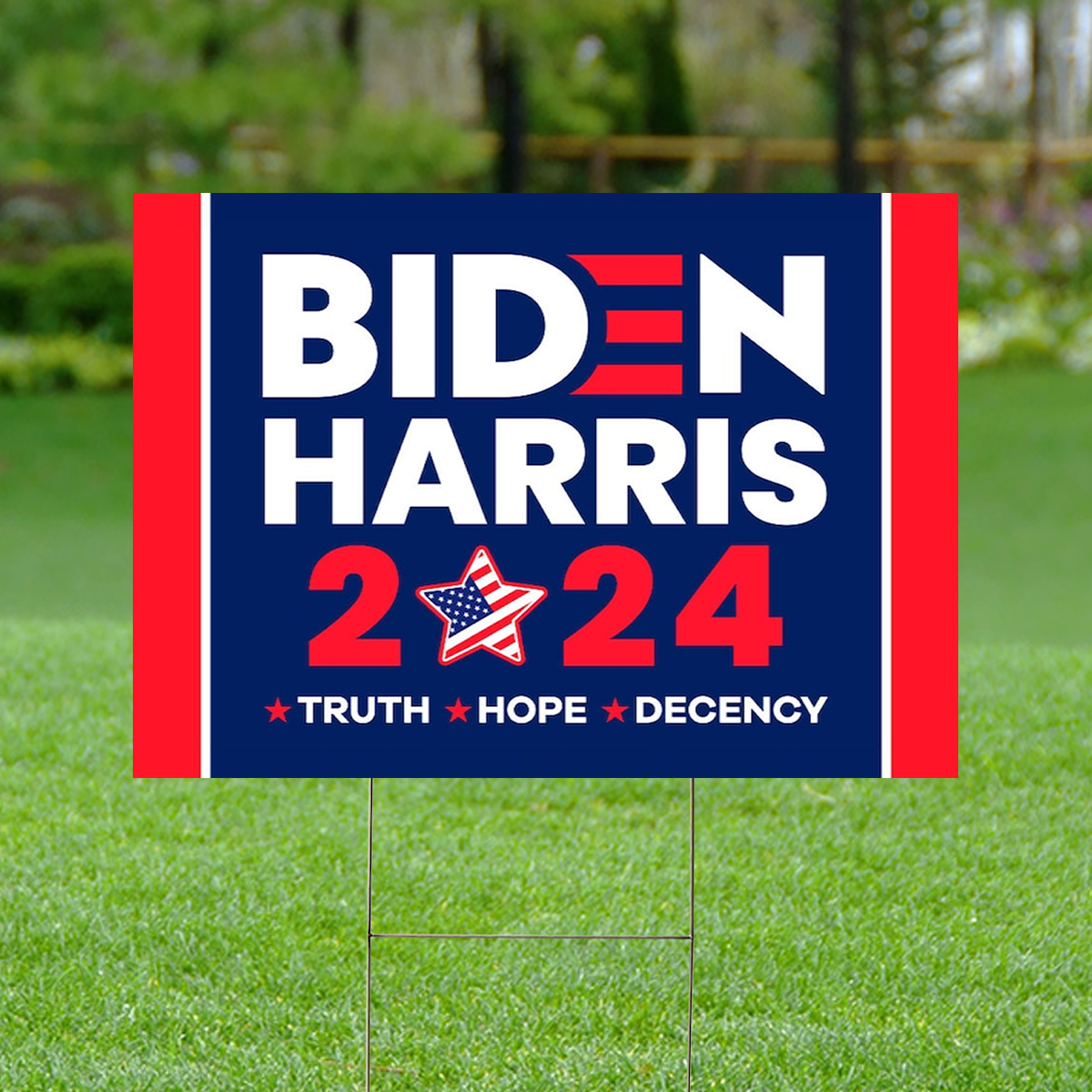 Biden Harris 2024 Yard Sign Free - Mirna Deloris