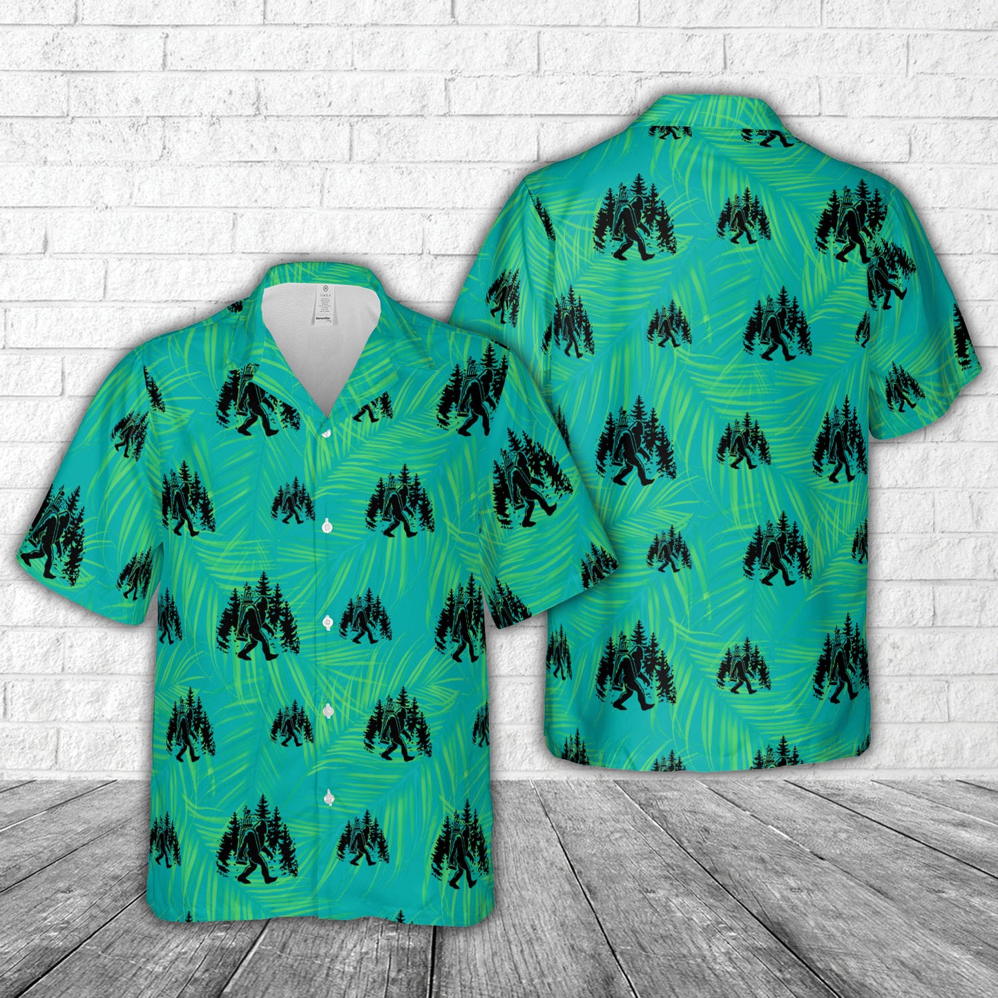 Bigfoot Golfer Hawaiian Shirt