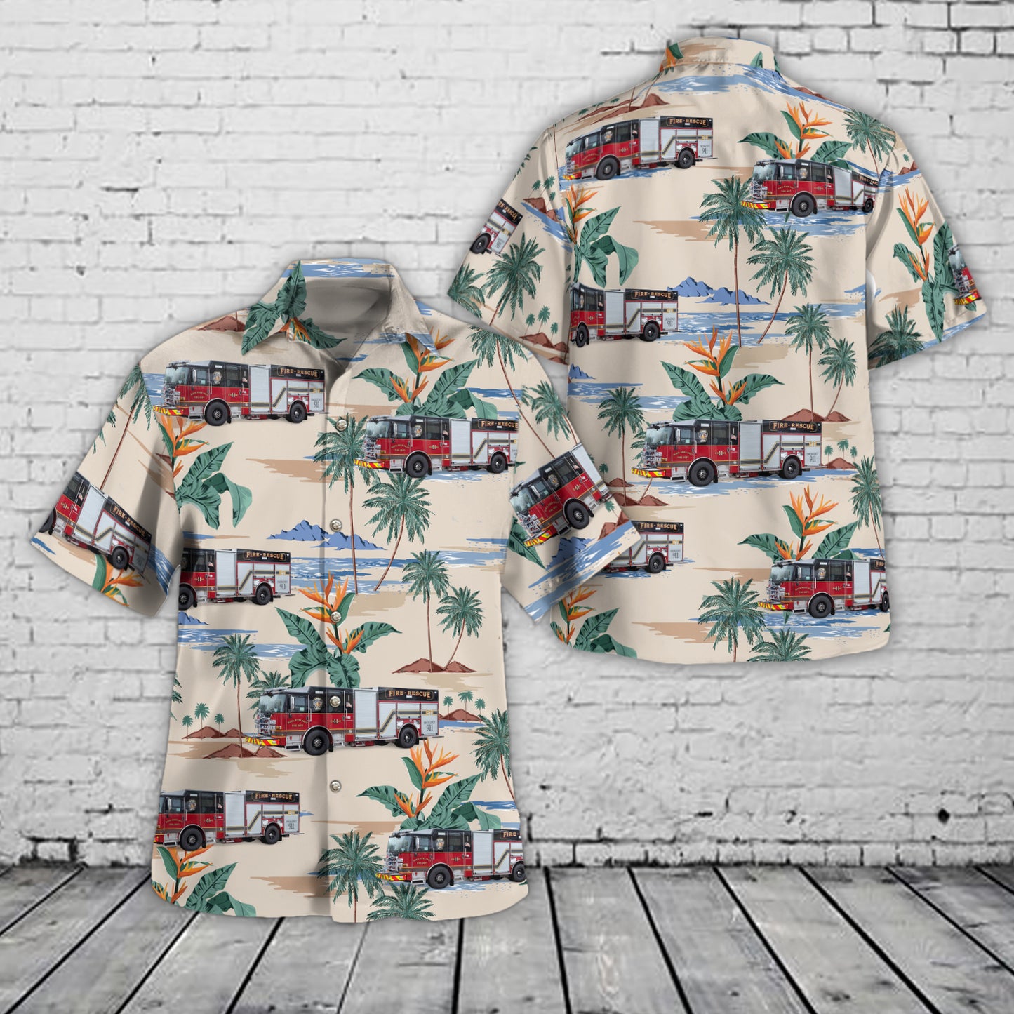 Black River Falls, Wisconsin, Black River Falls Fire Department Hawaiian Shirt