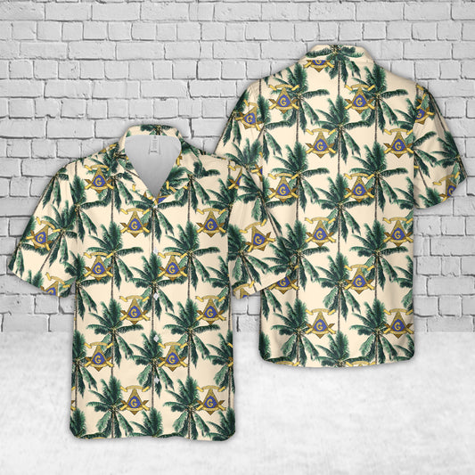 Boca Raton, FL, Boca-Delray Lodge 171 F&AM Hawaiian Shirt