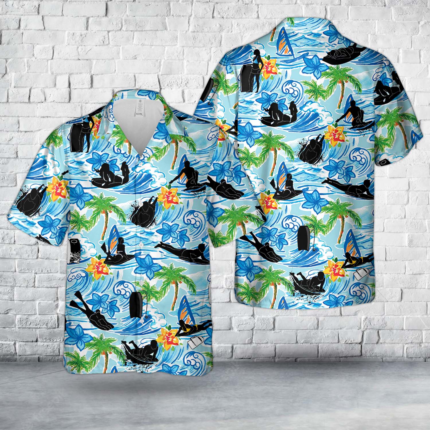 Bodyboarding Hawaiian Shirt