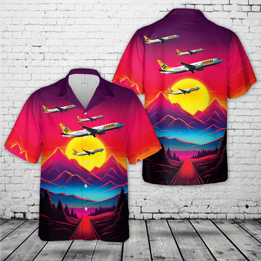 Boeing 737-8Max Buzz Airlines Hawaiian Shirt