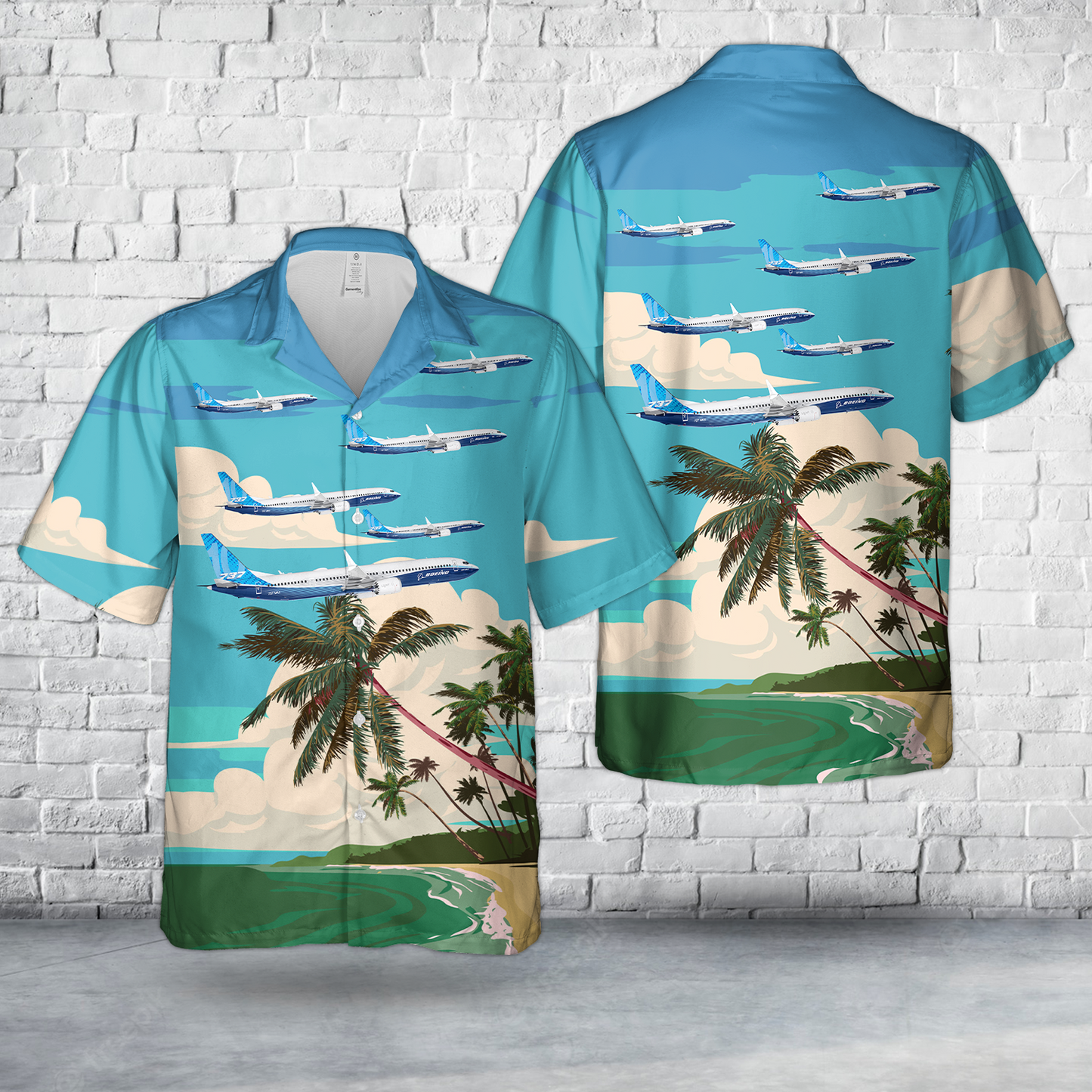 Boeing 737 Max Hawaiian Shirt