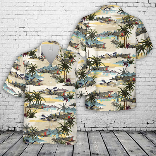 Boeing B-17G Flying Fortress N93012 Nine-O-Nine Hawaiian Shirt
