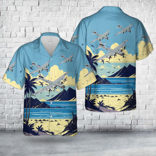 Boeing B29 Superfortress Raz'N Hell 28BS,19BG,97BW USAAF Hawaiian Shirt