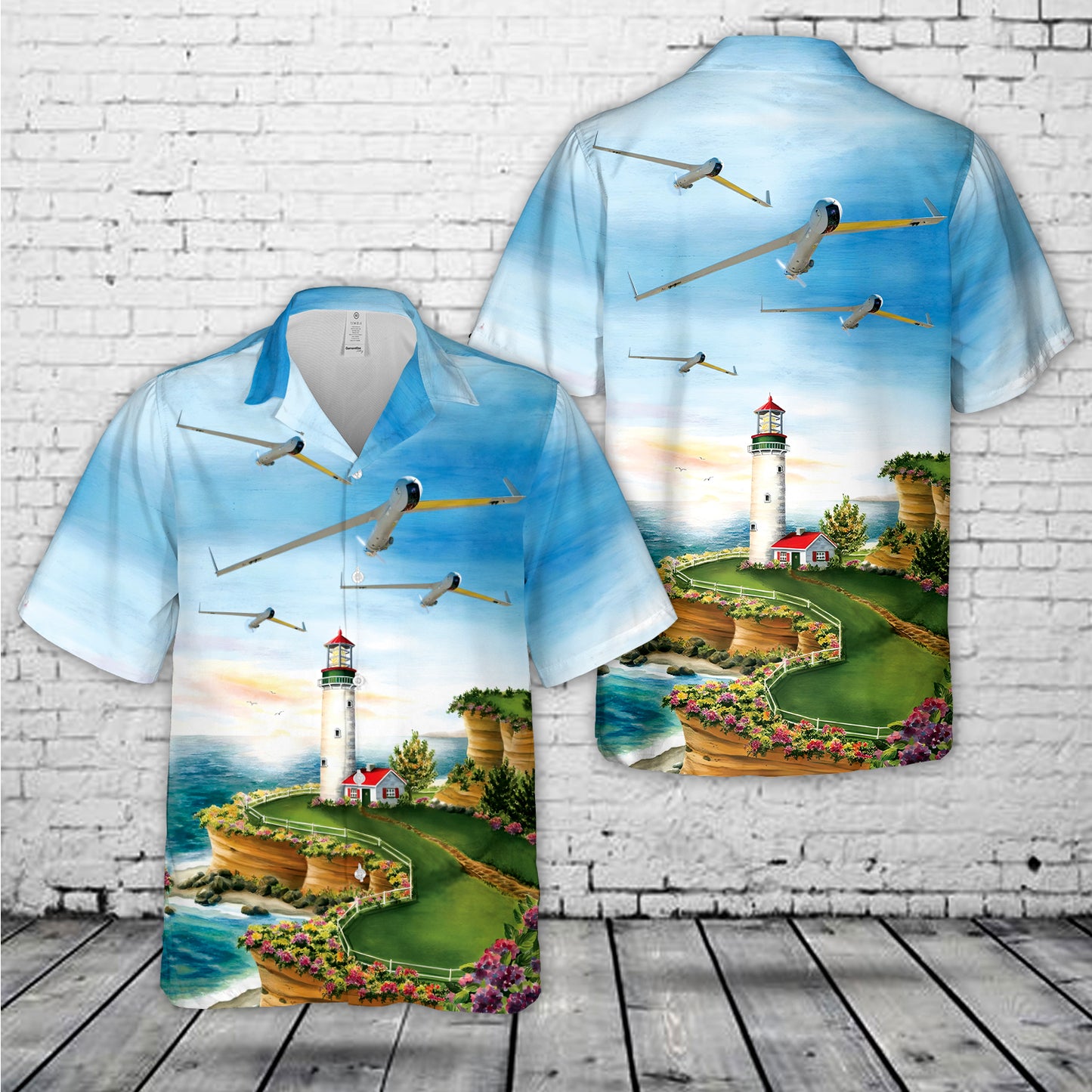 Boeing Insitu CU-169 Scan Eagle unmanned aerial vehicle (UAV) Hawaiian Shirt