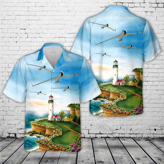 Boeing Insitu CU-169 Scan Eagle unmanned aerial vehicle (UAV) Hawaiian Shirt