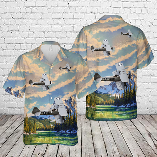 Boeing Stearman 822 Hawaiian Shirt