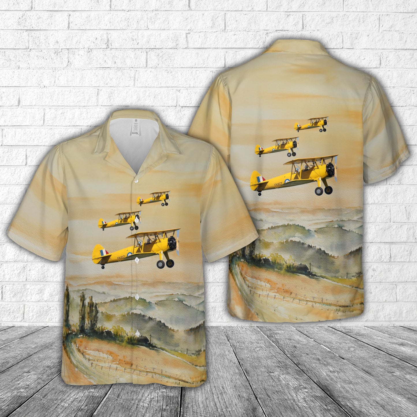 Boeing Stearman PT-17 (1942) Canadian Warplane Heritage Museum C-FAIU Hawaiian Shirt