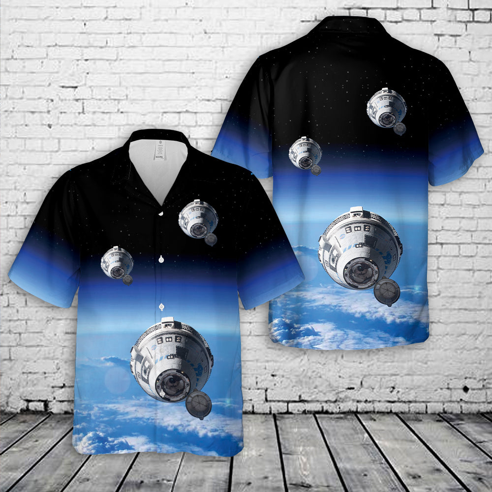 Boeing's CST-100 Starliner crew ship Hawaiian Shirt
