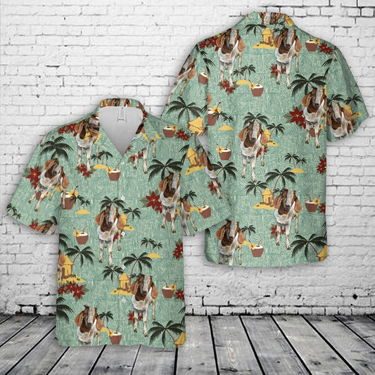 Boer Goat Hawaiian Shirt