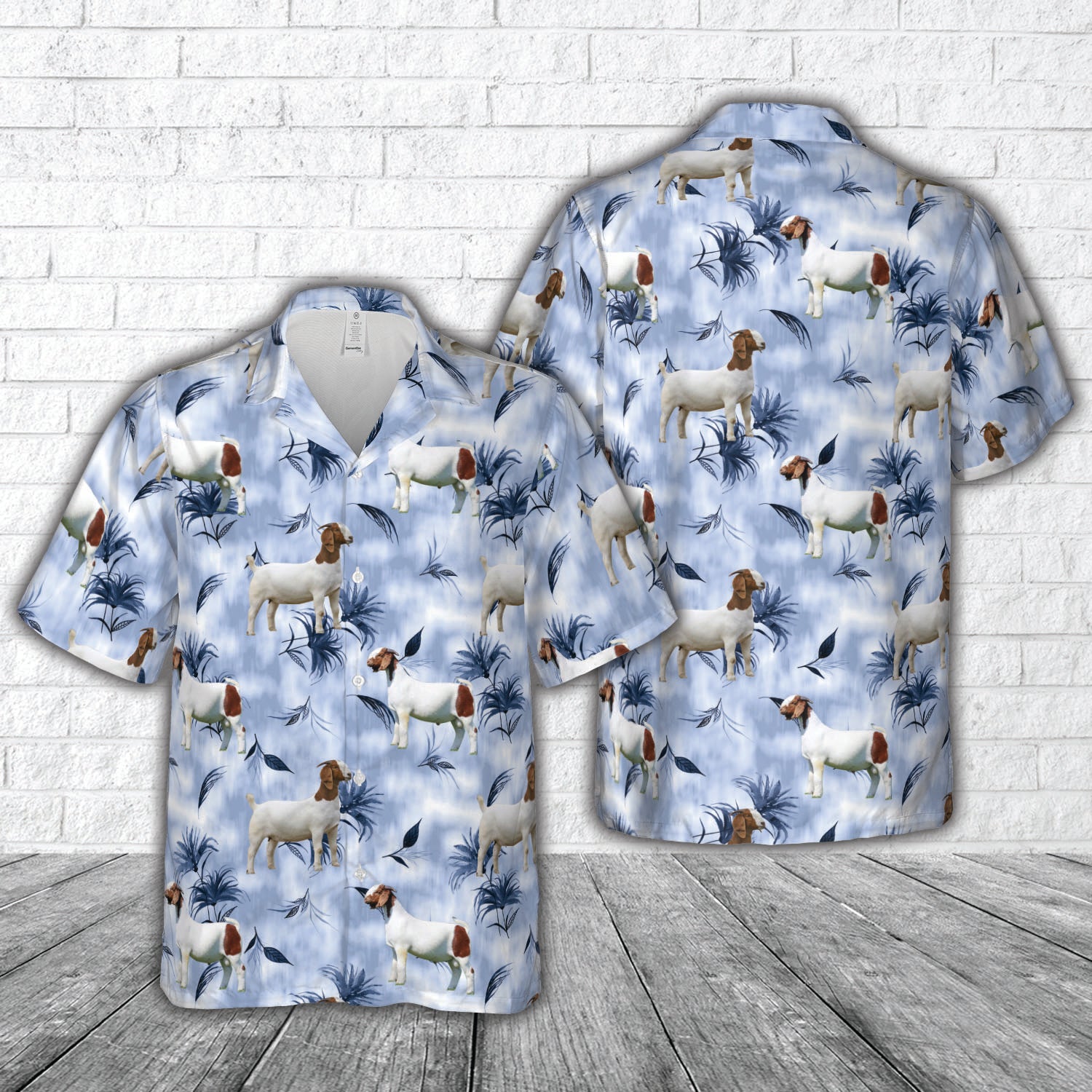 Boer Goat Hawaiian Shirt