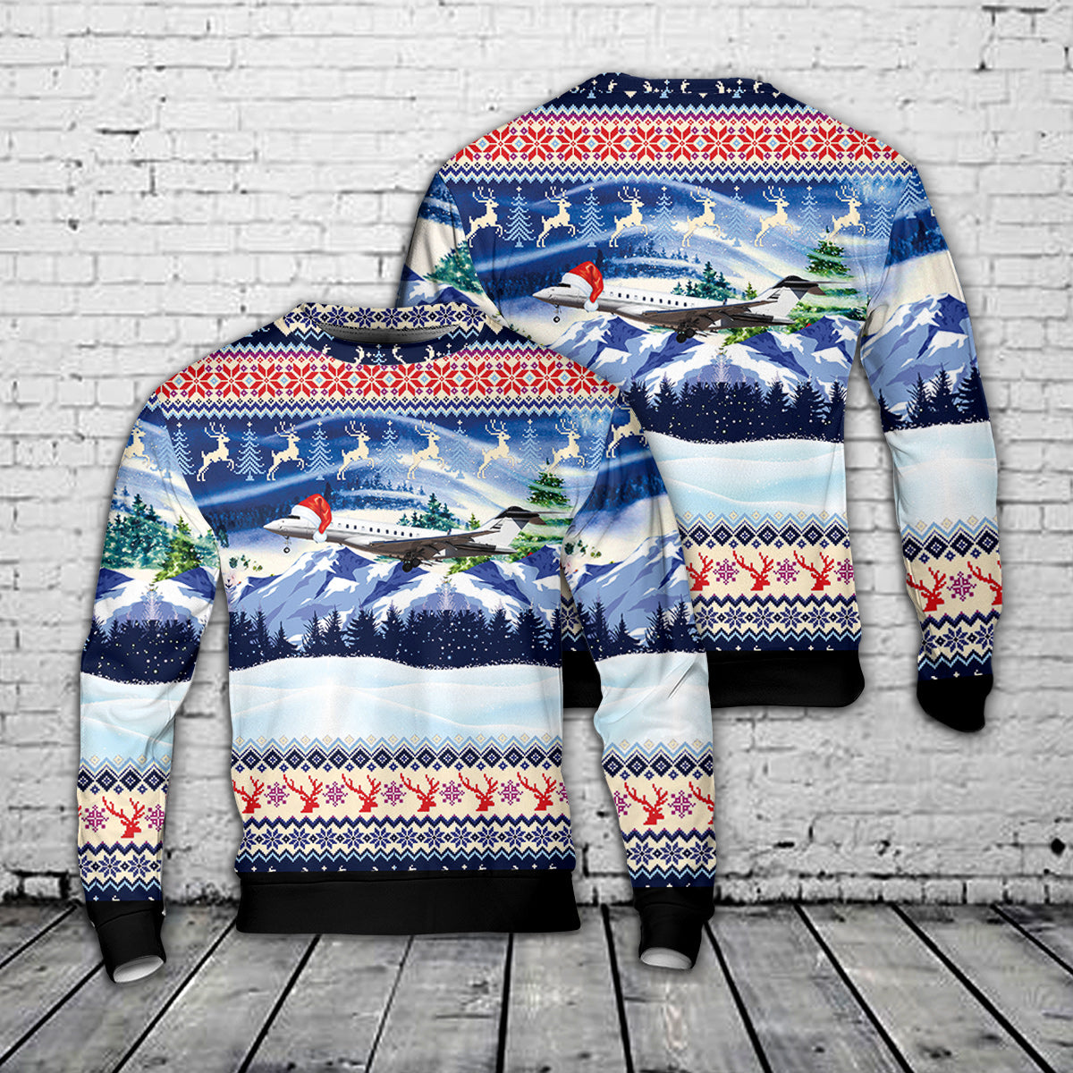 Bombardier Global 6000 Christmas Sweater