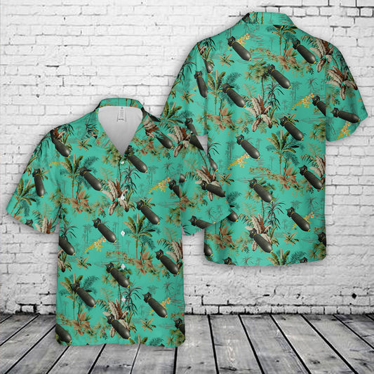 Bombing of Tarnov, Nebraska in WWII Hawaiian Shirt