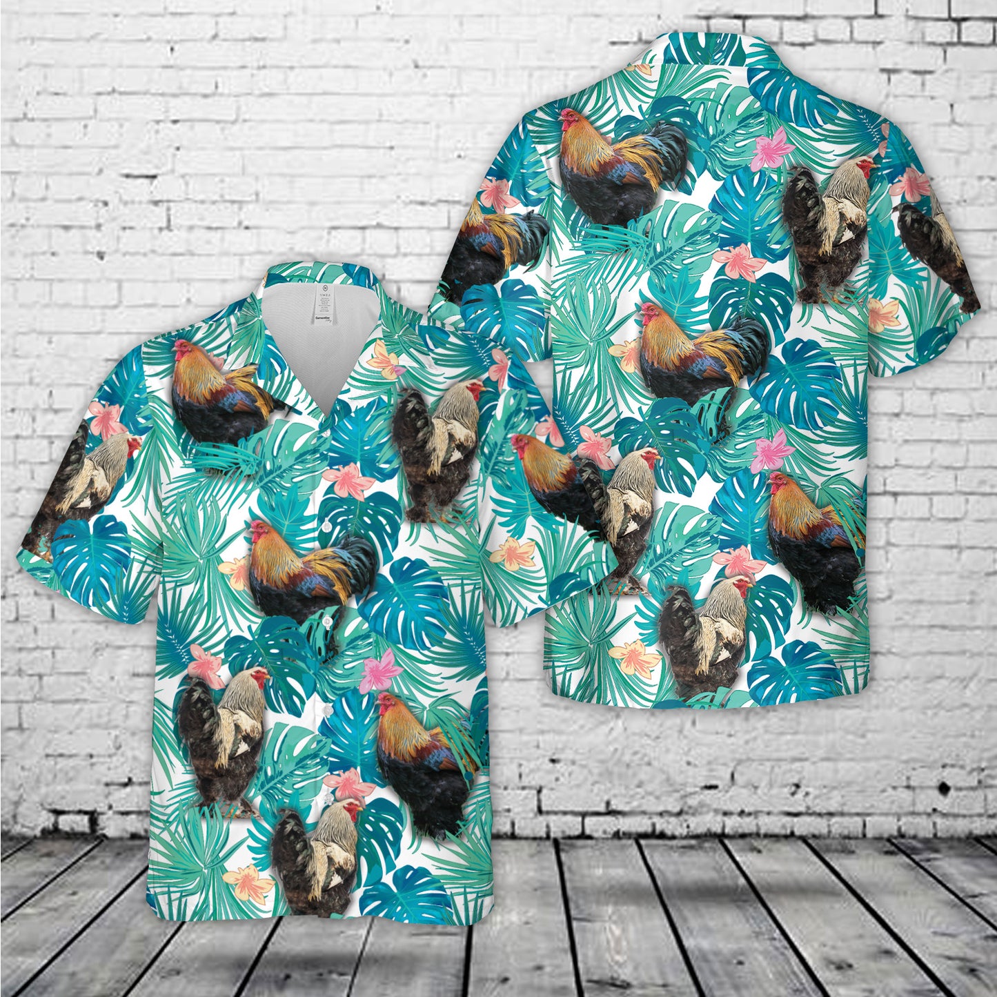 Brahma Rooster Hawaiian Shirt