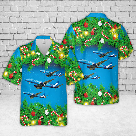 Breeze Airways E190 Christmas Hawaiian Shirt
