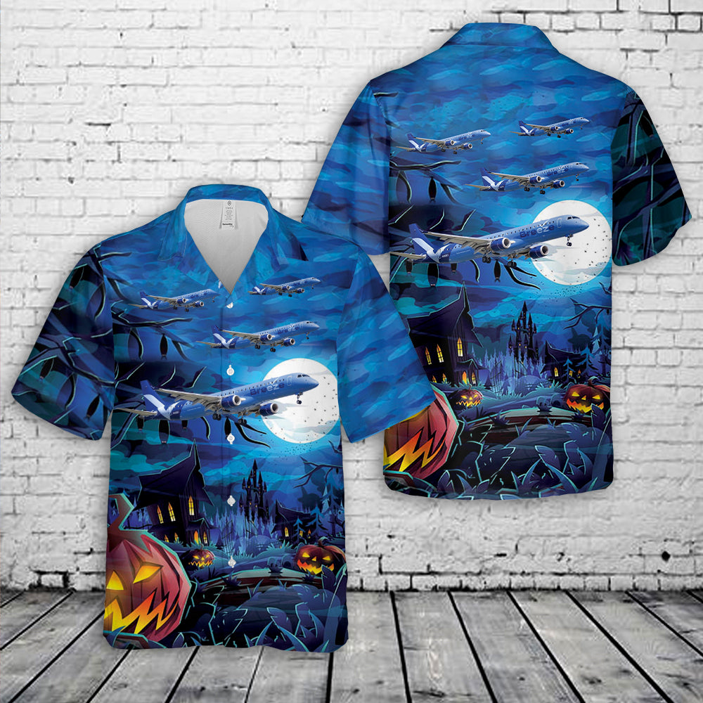 Breeze Airways E190 Halloween Hawaiian Shirt