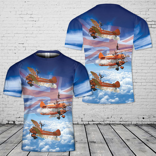 Breitling Wing Walkers display team 3D T-Shirt