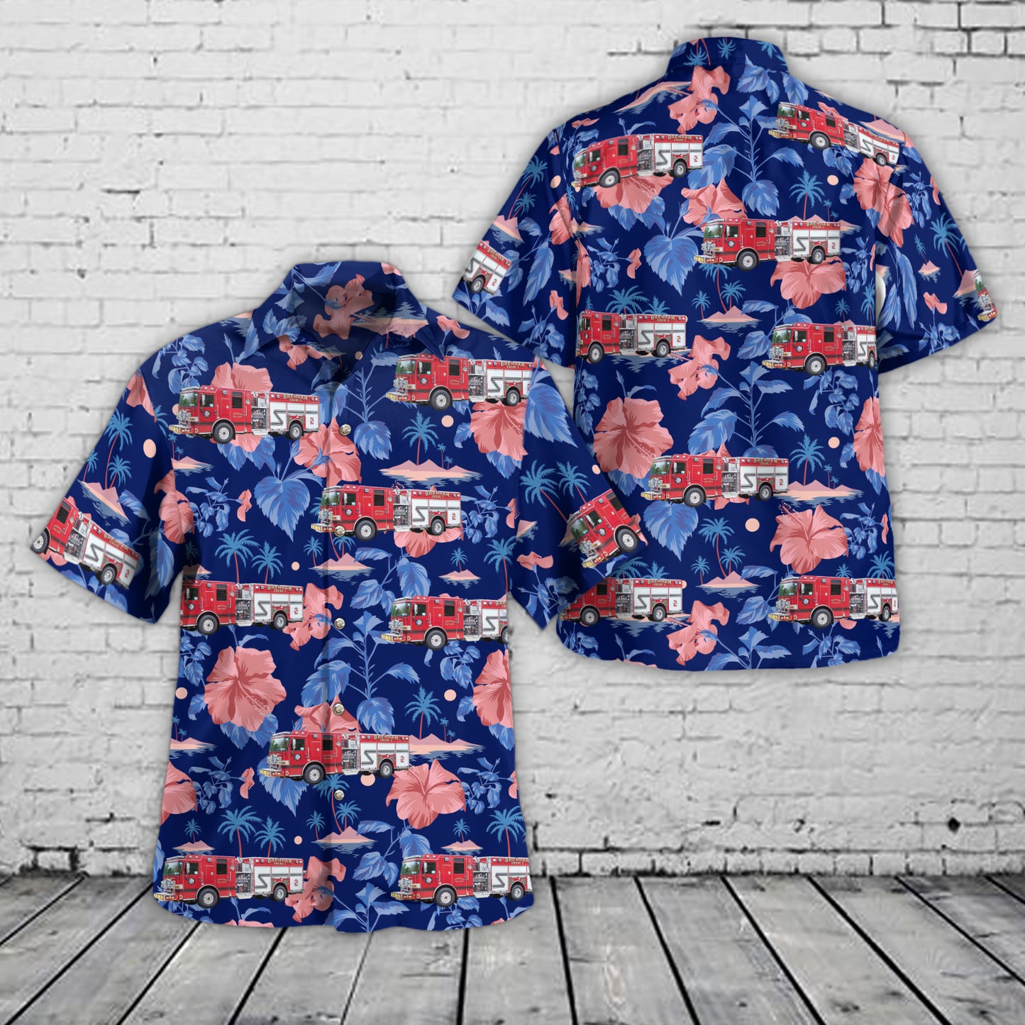 Brenham, Texas, Brenham Fire Department Hawaiian Shirt