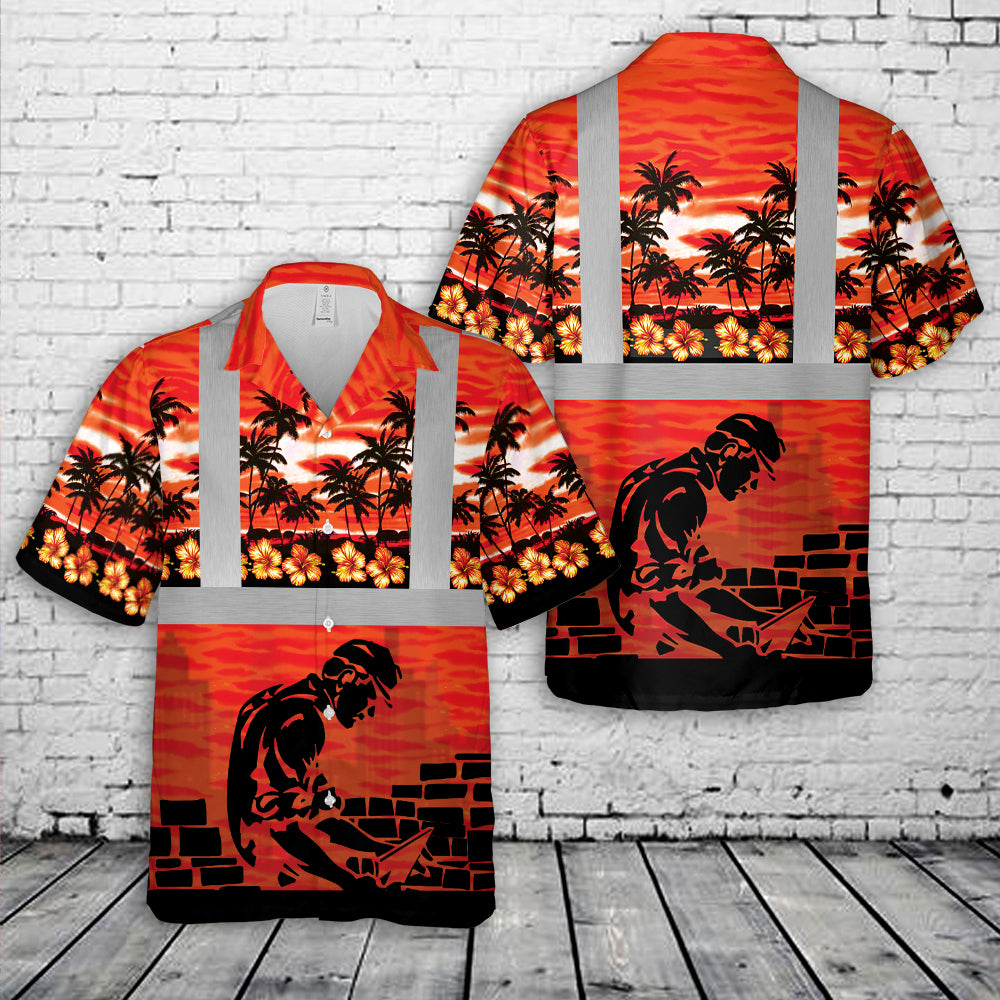 Bricklayer Tropical Hawaiian Shirt