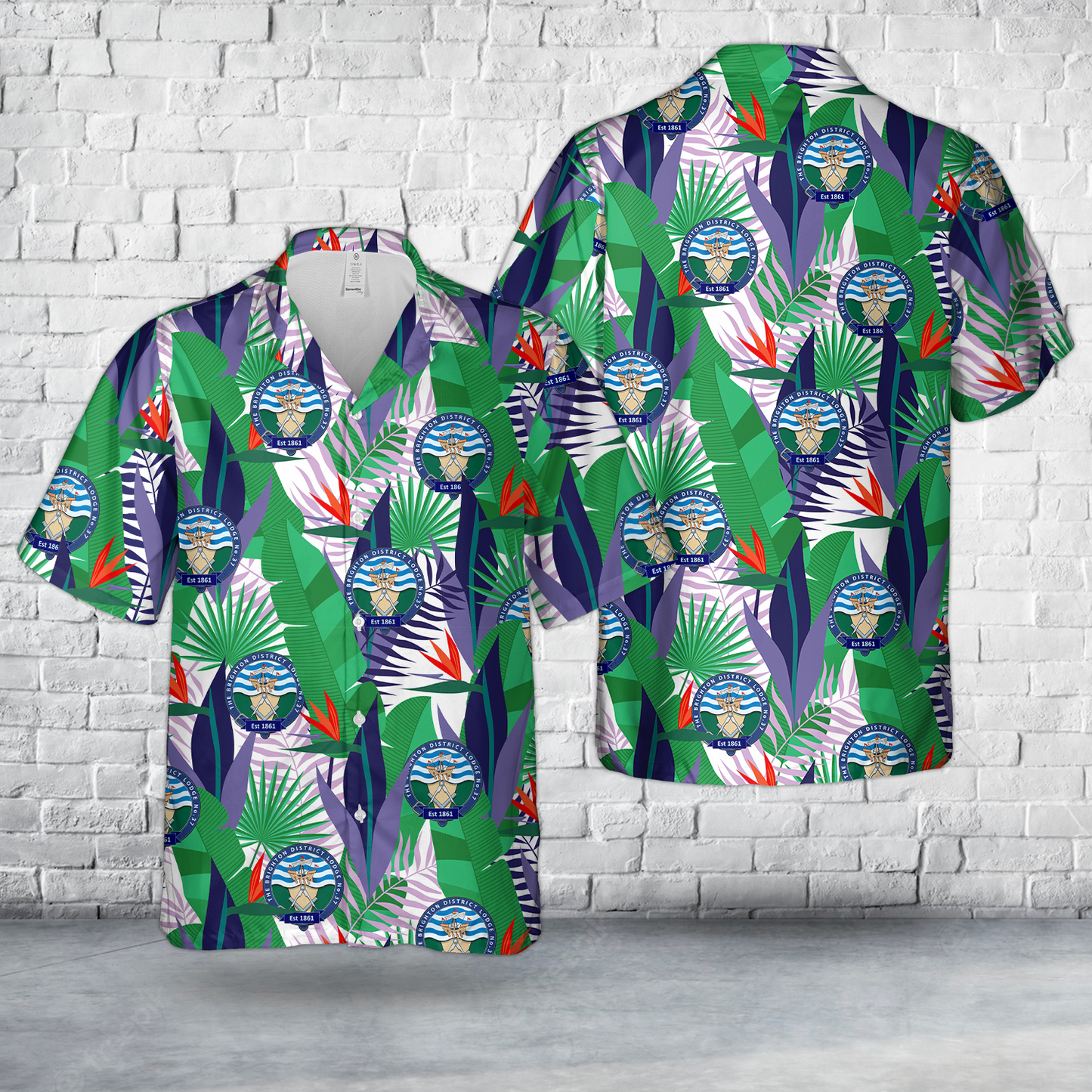 Brighton, VIC, Australia, Brighton Freemasons Hawaiian Shirt
