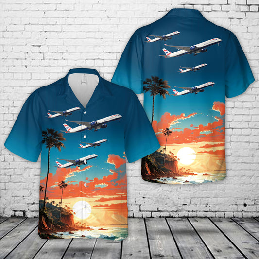 British Airways Airbus A350-1041 Hawaiian Shirt