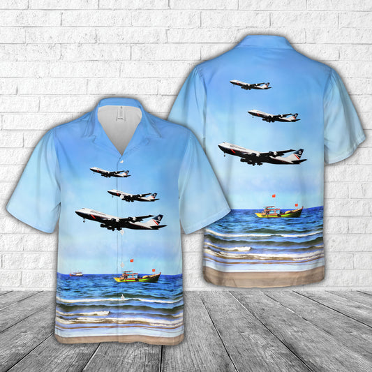 British Airways Boeing 747-100 Hawaiian Shirt