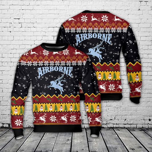 British Army 16 Air Assault Brigade Combat Team Christmas Sweater