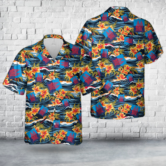 British Army 1st Aviation Brigade Hawaiian Shirt