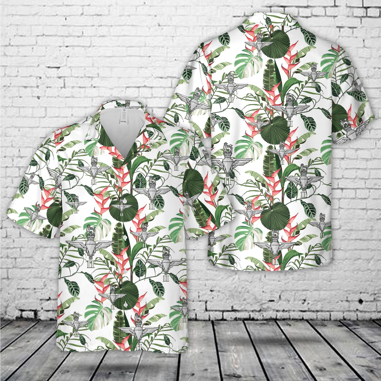 British Army 2 PARA Hawaiian Shirt