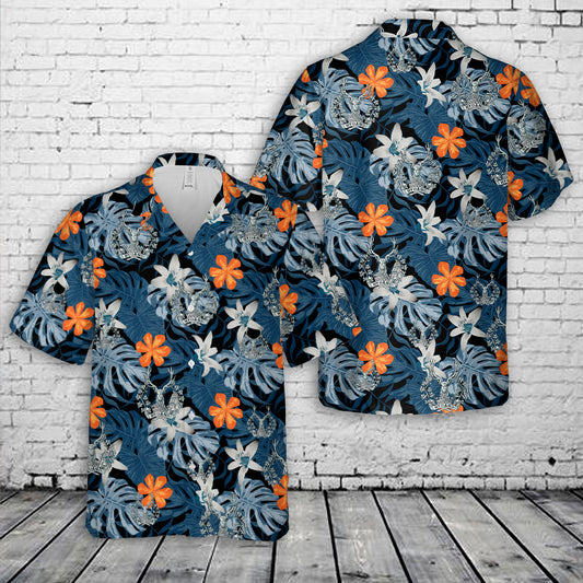 British Army Gordon Highlanders Hawaiian Shirt