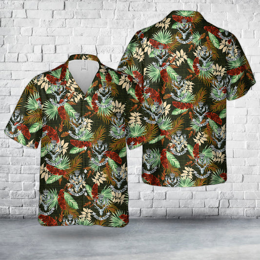 British Army Queen's Own Highlanders (Seaforth and Camerons) Hawaiian Shirt
