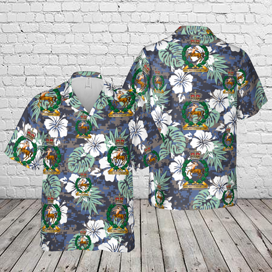 British Army Royal Army Veterinary Corps Hawaiian Shirt