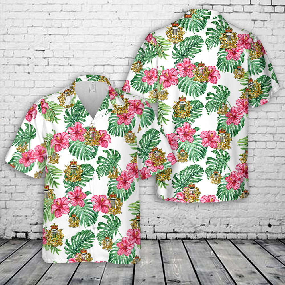 British Army Royal Corps of Army Music Hawaiian Shirt